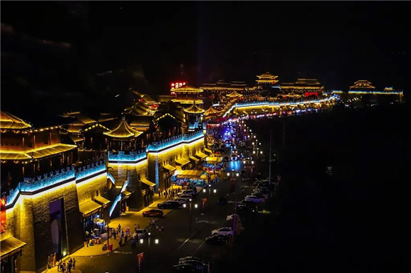 三國(guó)印巷集文化、休閑、飲食、娛樂、旅游等于一體。云陽(yáng)縣委宣傳部供圖 華龍網(wǎng)發(fā)